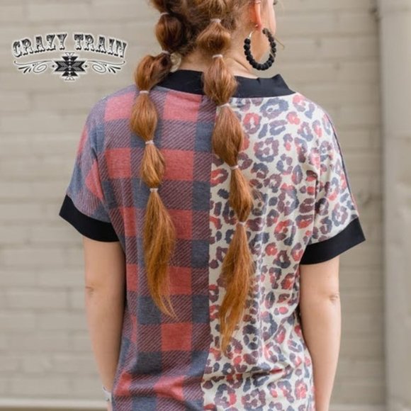 Crazy Train Frosty Festive Top - Picture 2 of 3